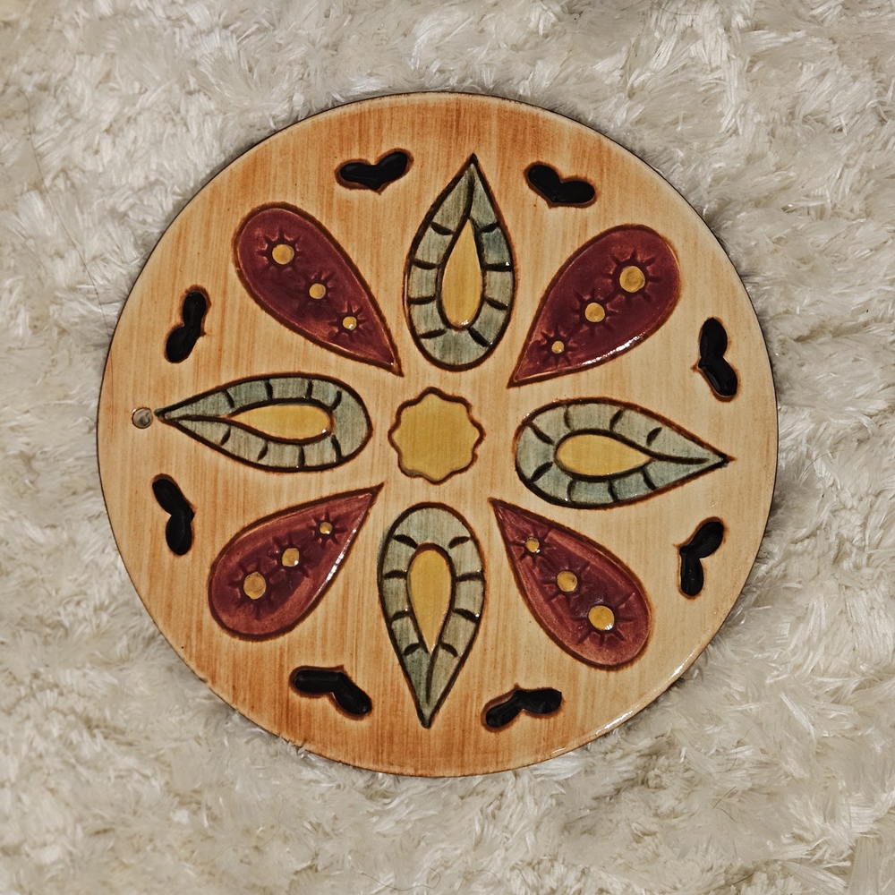 Pennsylvania Pottery Ceramic Decorative Trivet